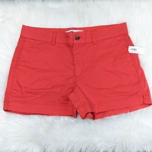 Old Navy Red Mid-rise Everyday Shorts Size 10
